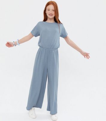 Blue cheap kids jumpsuit