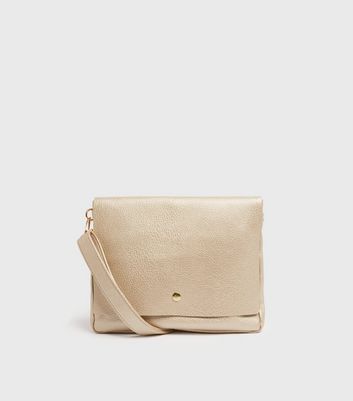 Small gold cross store body bag