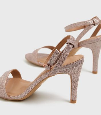 new look shoes rose gold