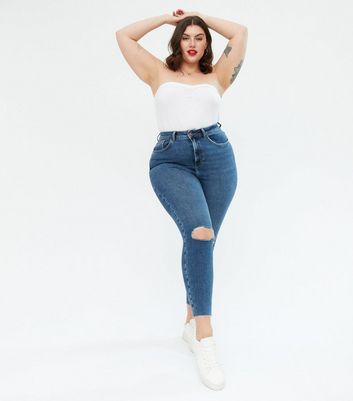 New look clearance curve jeans