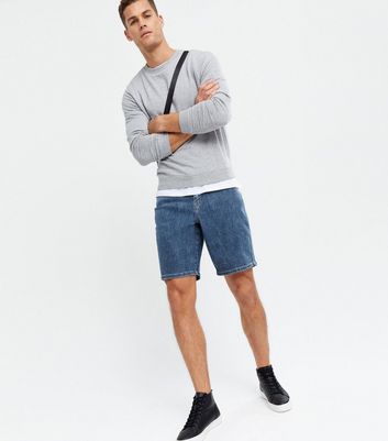 new look mens denim shorts