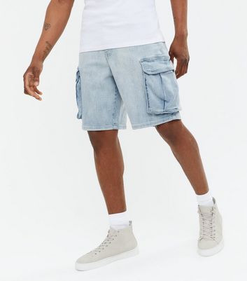 Blue jean 2025 cargo shorts