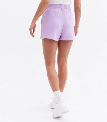 lilac lululemon shorts