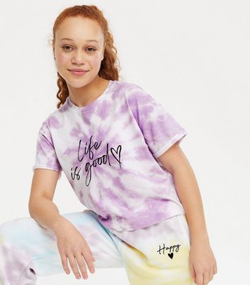 Girls tie shop dye t shirt