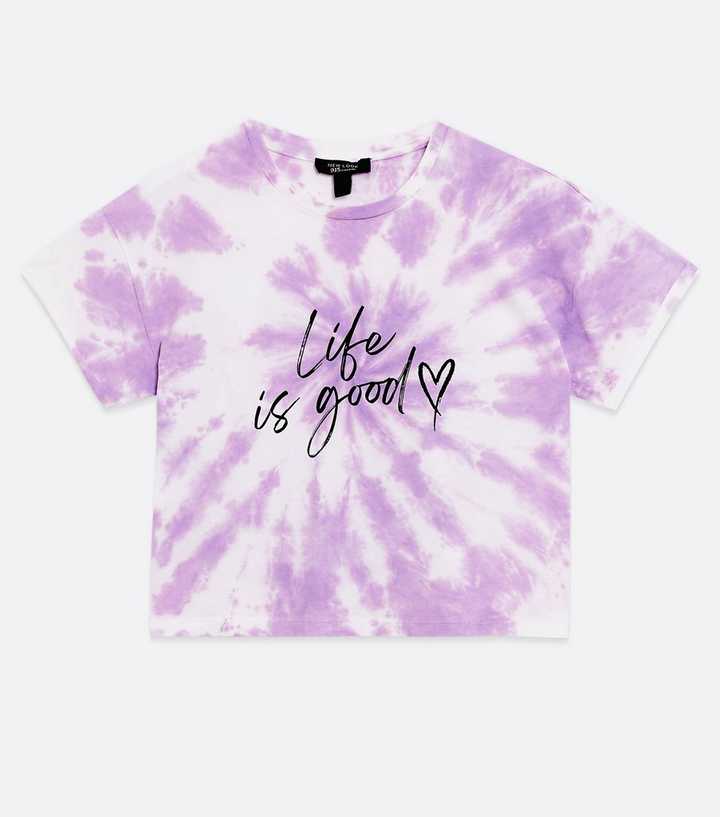 tie dye purple t shirt