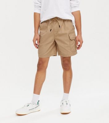 elasticated cargo shorts