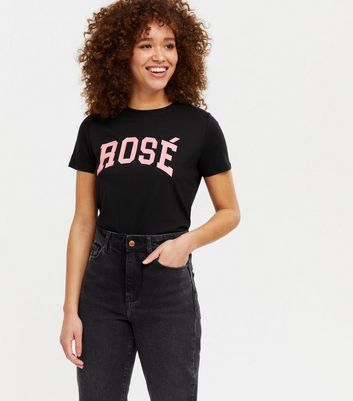 black shirt rose