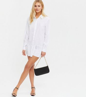 ax paris white shirt dress