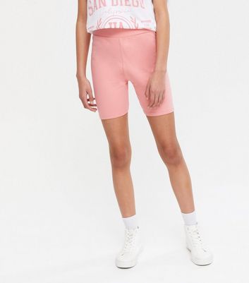 pink cycling short set