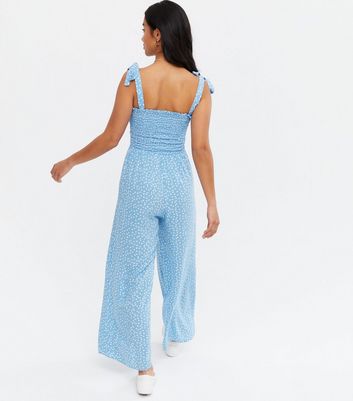 Petite blue jumpsuit Clearance