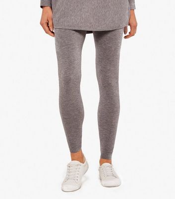 Apricot Pale Grey Soft Knit Leggings 