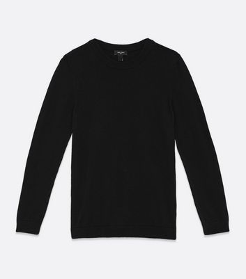 black soft jumper