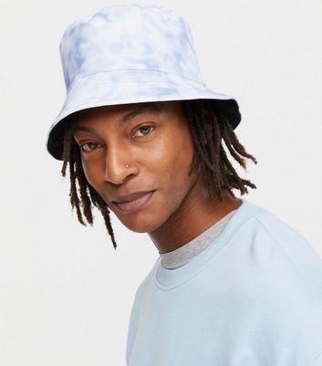 Pale Blue Tie Dye Bucket Hat | New Look