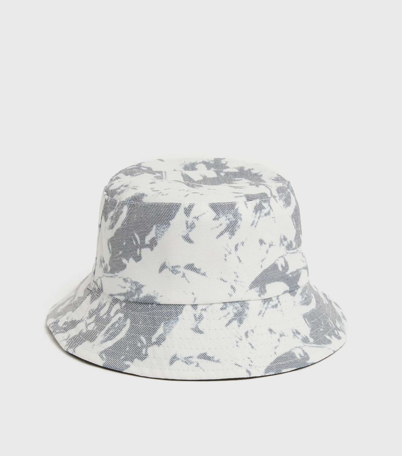 Grey Tie Dye Bucket Hat Image 2
