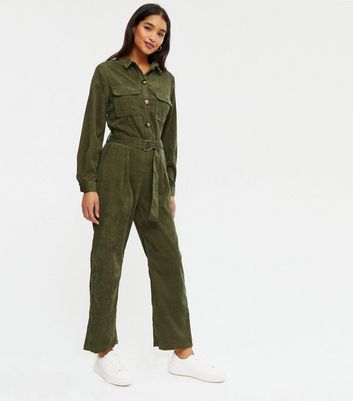 green quiz jumpsuit