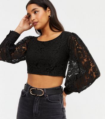 new look crochet top