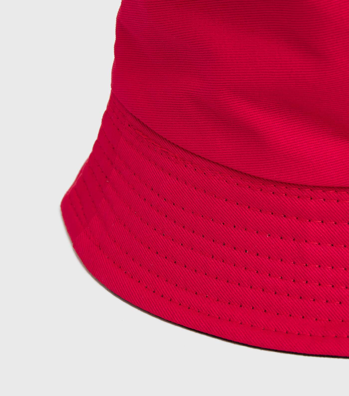Red Reversible Bucket Hat Image 3