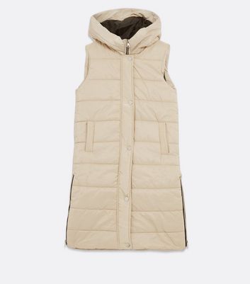 cream puffa gilet