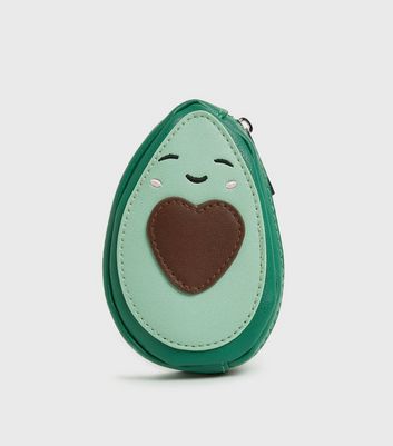 Green Avocado Coin Purse New Look