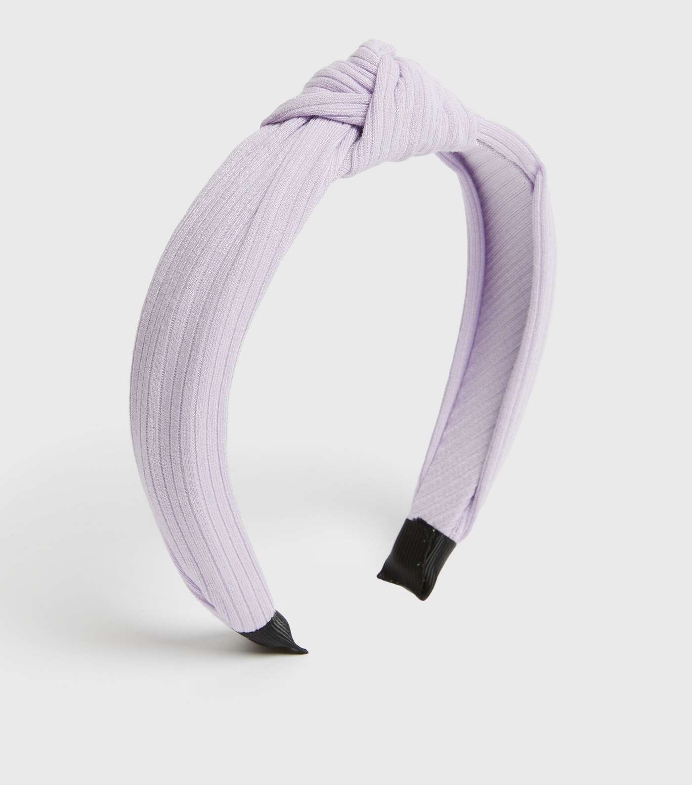 Lilac Ribbed Jersey Knot Headband