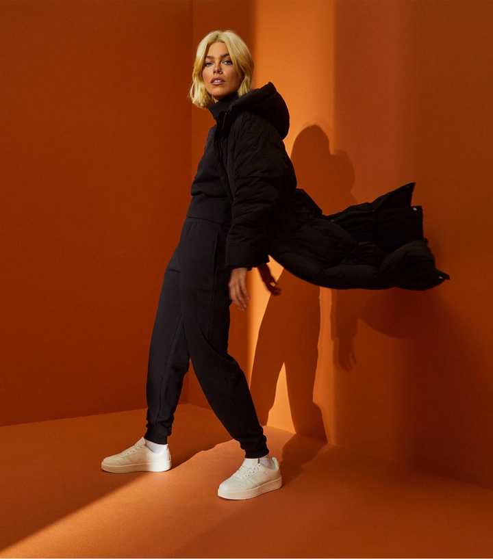 Urban Bliss Black Hooded Long Puffer Jacket | New Look