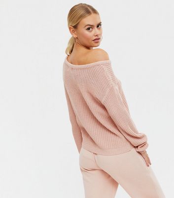 Missguided pink clearance jumper