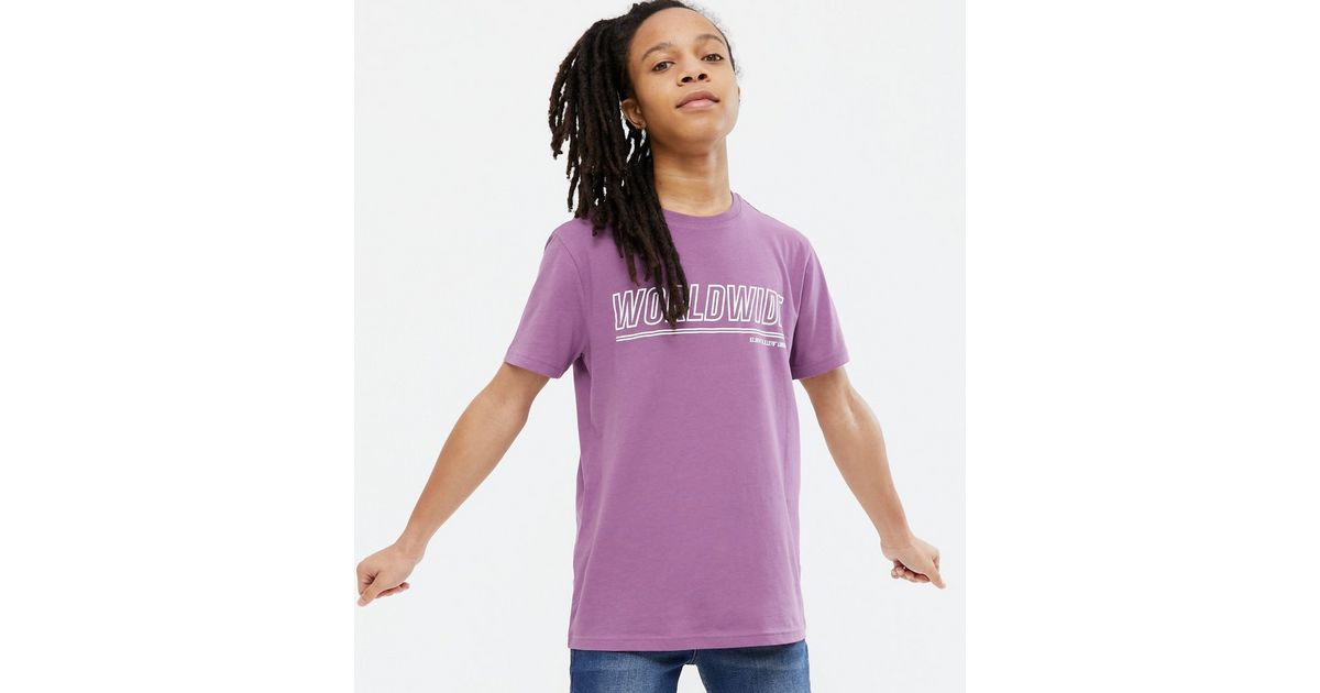 boys lilac shirt