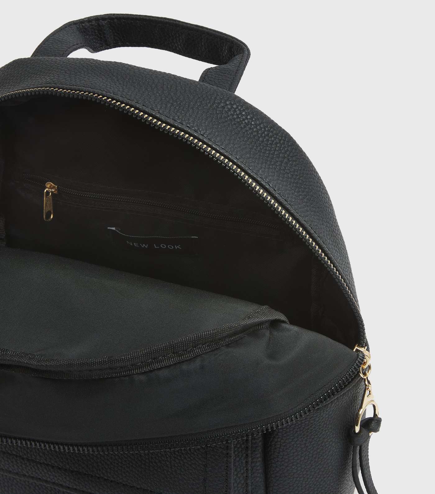 Black Pocket Front Backpack Image 4
