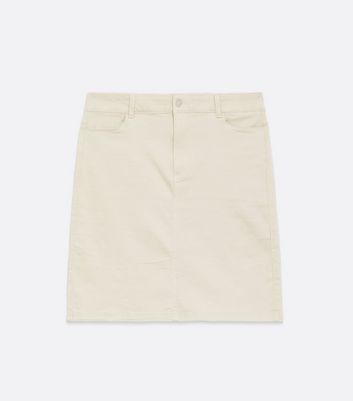 Vero moda hotsell white denim skirt