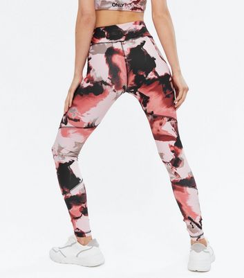 ONLY PLAY Pink Tie Dye Sports Leggings 