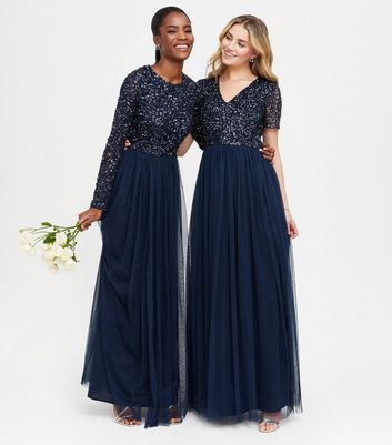 Maya navy 2025 bridesmaid dresses