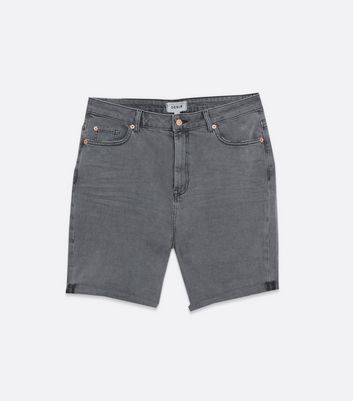 grey denim cycling shorts