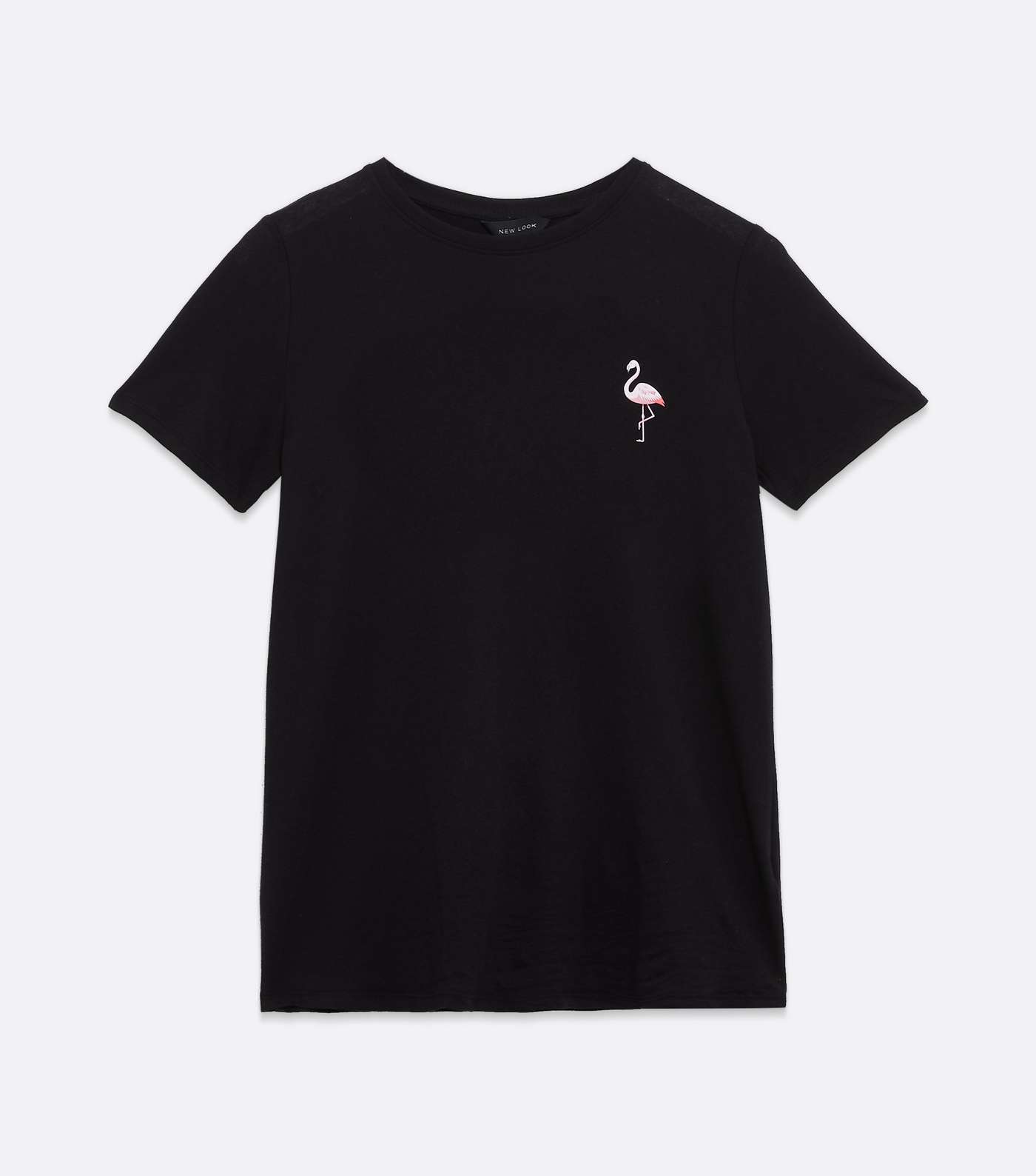 Black Flamingo Pocket T-Shirt Image 5
