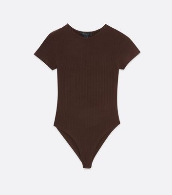 brown short sleeve bodysuit