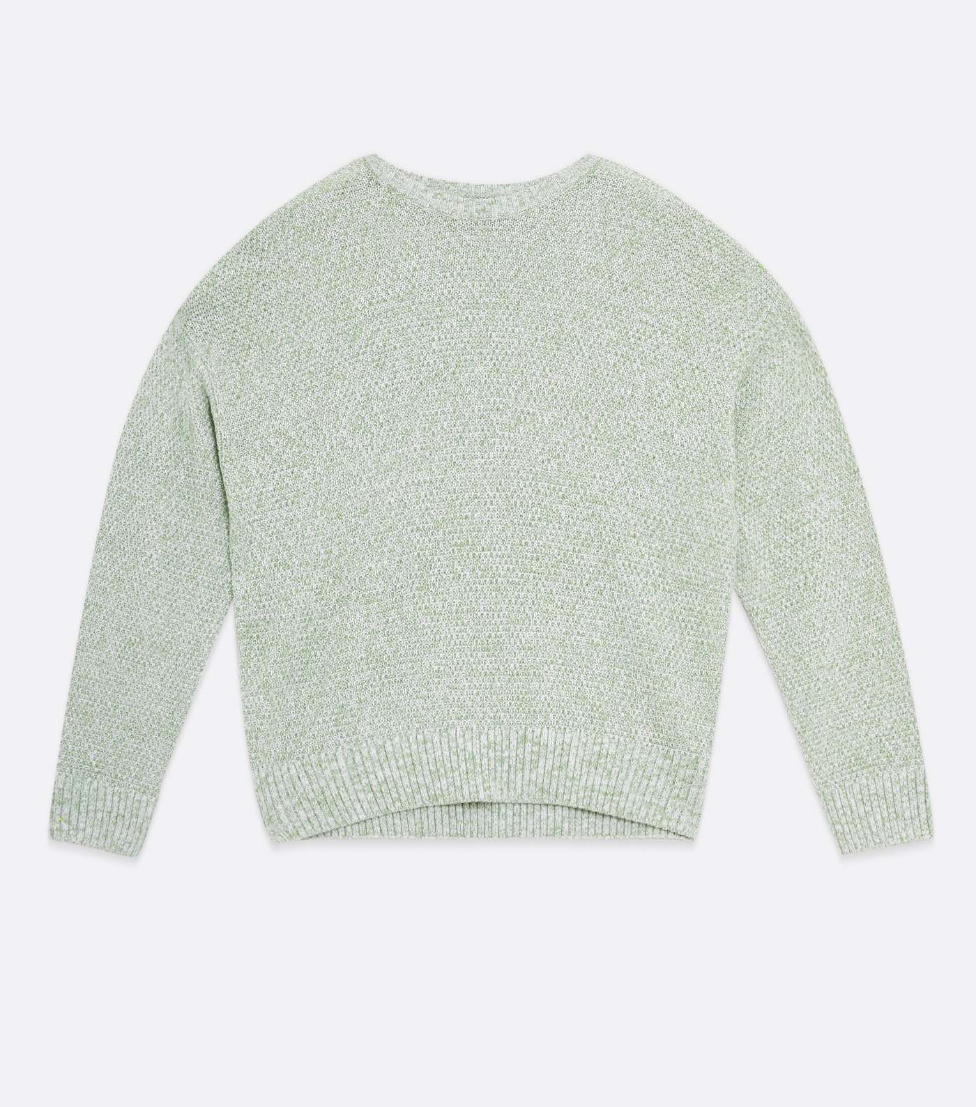 Light Green Relaxed Fit Jumper Image 5