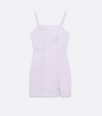 Lilac denim outlet dress