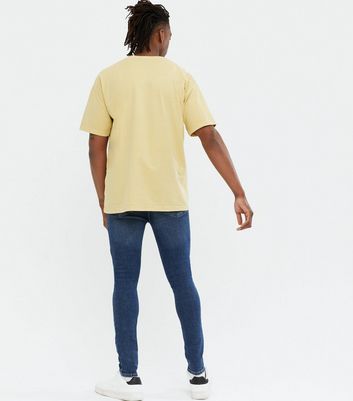 light blue super skinny jeans mens