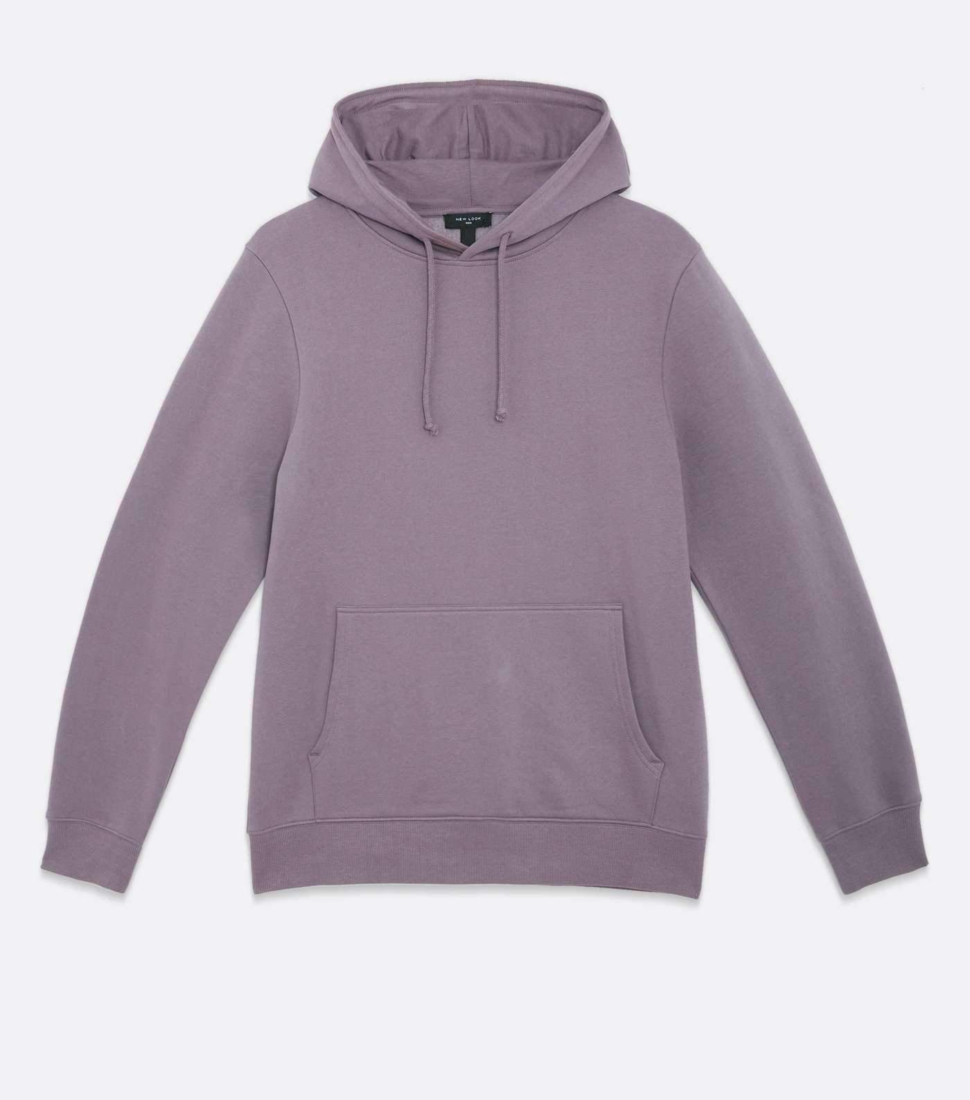 Lilac Jersey Pocket Front Hoodie Image 5