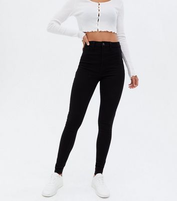 tall black skinny jeans women