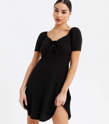 Knot front skater dress cheap