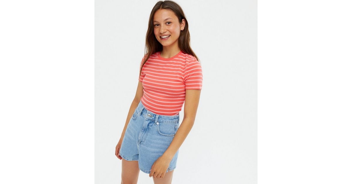 new look striped t shirt