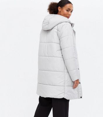 ladies light grey padded jacket