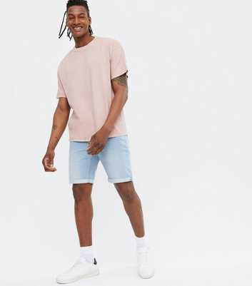 Only & Sons Pale Blue Denim Shorts