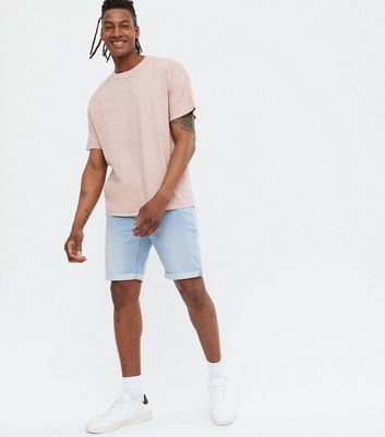 new look mens jean shorts