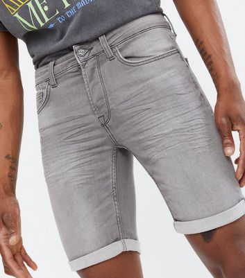 Grey clearance skinny shorts