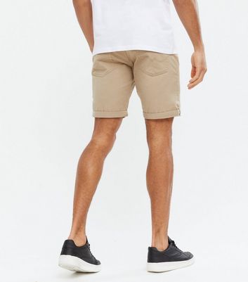 mens stone denim shorts