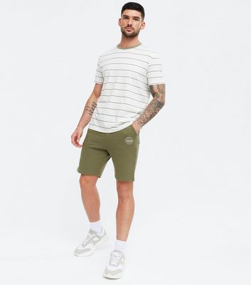 Jack \u0026 Jones Khaki Jersey Circle Logo 