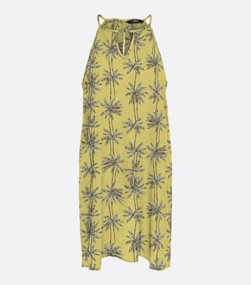 new look palm print dress