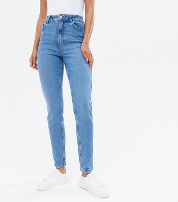 Tall Bright Blue High Waist Hallie Super Skinny Jeans | New Look