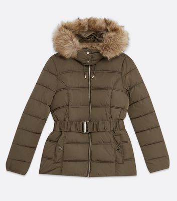 New look fitted padded jacket sale